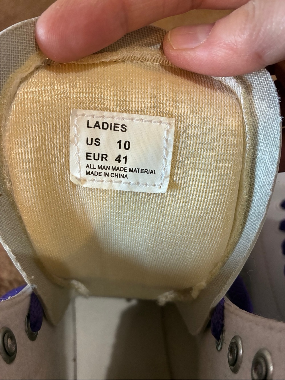 Chicago Women's White Roller Skates with Purple Laces - Picture 8 of 8